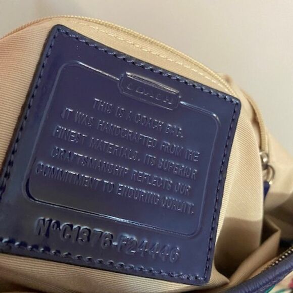 Coach F24446 Multi-color signature Ikat crossbody bag - Picture 6 of 6